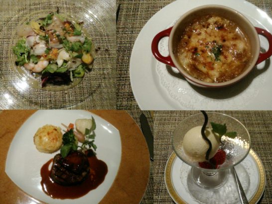 仙台ロイヤルパークホテルのディナー